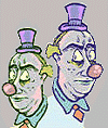 two clowns